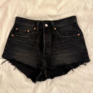 Levi's Women's Dark Denim Jean Shorts
